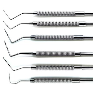 Sonda Dental Manual Profesional de Acero Inoxidable de Alta Calidad, Instrumento de Diagnóstico de un Solo Extremo, Clase I, con Empuñadura Ergonómica - Product Image 1