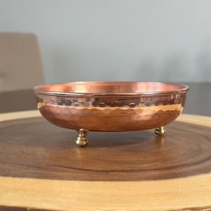 Tazón de Cobre Hecho a Mano de Primera Calidad, Vajilla Metálica Tradicional para Cocina, Mesa, Hogar, Restaurante, Hotel, Servicio de Alimentos - Product Image 4