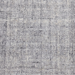 DECORDEC Light <b>Grey</b> Ivory Wool <b>Rug</b> Modern Minimalist Heathered Fringe Non-Slip Eco-Friendly Hand Tufted Crosshatch Linen Texture - Product Image 4