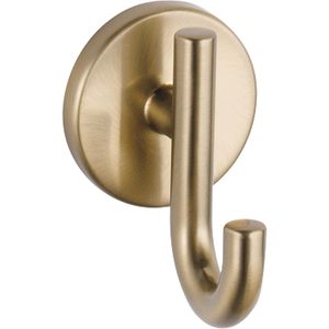 Premium Gold Wall Mounted <b>Towel</b> Hook Double <b>Robe</b> Hook Bathroom Door Hanger Brushed Metal Coat Hat <b>Towel</b> Hanging Hook Home Hotel - Product Image 1