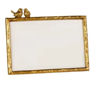 Modern Finish Metal Glass Photo <b>Frame</b> Stylish <b>Picture</b> Holder Decorative <b>Frame</b> Home Tabletop Display Accessory - Product Image 1