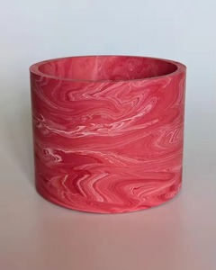 Vase de table en résine écologique - Vase de table en résine pour mariage, anniversaire et célébrations, décoration artisanale pour salon et chambre - Product Image 1