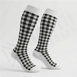 Chaussettes de compression longues respirantes pour le sport et le yoga, soutien athlétique pour la course et la récupération, couleur personnalisable - Product Image 3