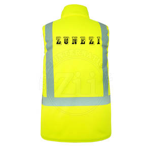 Veste de travail réfléchissante haute visibilité, classe 1 ANSI, imperméable, logo personnalisé, respirante, fabriquée avec les meilleurs matériaux - Product Image 3