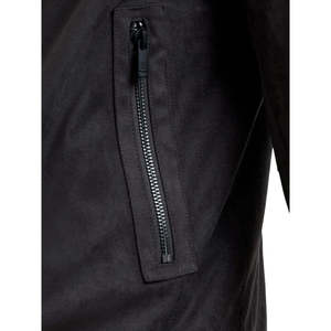 <b>Men's</b> Premium Slim-Fit XS Size Steel Color Sheepskin <b>Suede</b> Bomber <b>Jacket</b> Tanned Processing Leathertex Brand - Product Image 2
