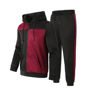 Chándal con Capucha para Hombre, Diseño Color Block, Poliéster y Algodón, Estilo Casual, Corte Regular, con Bolsillos Laterales, Estilo Otoñal, Manga Larga 2026 - Product Image 3