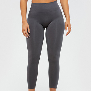 Leggings pour femmes de haute qualité, personnalisés OEM, taille mi-haute, séchage rapide, respirants, avec poches, en tricot, polyester et élasthanne, prix d'usine en gros - Product Image 1