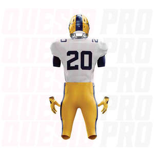 Customized Color American Football Uniforms Set Quick Dry Breathable Sports Wear Sublimation Tackle Twill Football Uniform Sets - Product Image 3