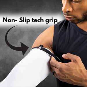 Manchons de compression personnalisés pour hommes, protection UV, pour activités sportives, course à pied, cyclisme, golf et basketball - Product Image 4