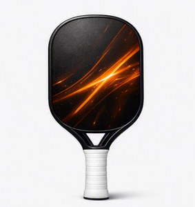 Pala de Pickleball con Forma Estándar, Borde Sin Costuras, Agarre Antideslizante Blanco, Marco Negro, Accesorios de Pickleball, Equipo de Entrenamiento para Adultos, Para Todas las Estaciones - Product Image 1