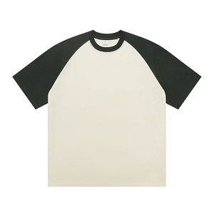 เสื้อยืดโอเวอร์ไซส์คอกลมผู้ชายลายกราฟิกพิมพ์ลายฟอกสีสไตล์สตรีทแวร์ปักลายแบบแอพพลิเค่ FIGHTING ANT ผ้าหนา - Product Image 4