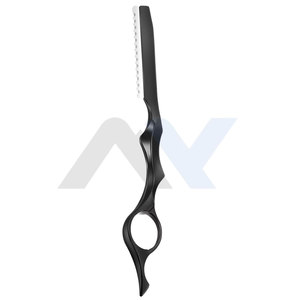 Peigne à cheveux professionnel de qualité supérieure en acier inoxydable pour la coiffure, peigne à effiler les cheveux pour salon et usage domestique, impression de logo personnalisée - Product Image 3