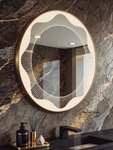 Daystar Trade <b>Round</b> LED Bathroom <b>Mirror</b> for Bright Reflection Easy Grooming and Stylish Modern Bathroom Decor - Product Image 1