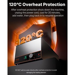 Commercial 1500W Electric Stainless Steel <b>Food</b> <b>Warmer</b> Fast <b>Heating</b> Countertop Buffet Bain Marie Power Cord Divider Strip for - Product Image 6