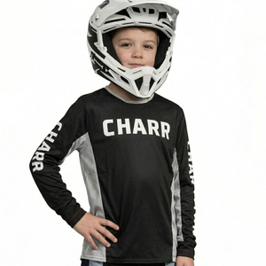 ชุดเสื้อเจอร์ซีย์มอเตอร์ครอส MX คุณภาพสูงสำหรับผู้ชาย ระบายอากาศได้ดี แห้งเร็ว ผลิตจากผ้าสแปนเด็กซ์/โพลีเอสเตอร์ รับสั่งพิมพ์ลายตามแบบ บริการ OEM - Product Image 2