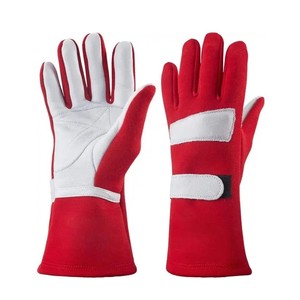 Guantes de Carreras Rojos de Dedo Completo, Poliéster y Algodón, Impermeables, Ligeros, Antideslizantes, con Correa de Muñeca Ajustable, para Hombre, Invierno, Aire Libre - Product Image 4