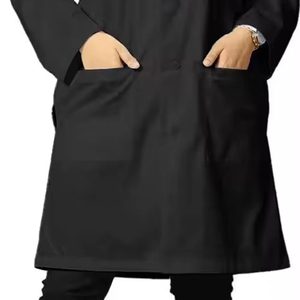 Blouse de laboratoire blanche personnalisée, veste médicale en coton anti-plis, uniforme d'hôpital extensible, tenue d'infirmière - Product Image 3