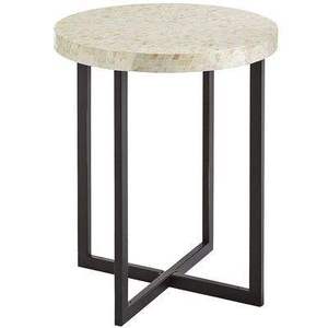 High On Demand New Modern <b>Round</b> Marble Top Coffee <b>Table</b> with Black Metal Frame for Living Room Furniture Use Center <b>Table</b> - Product Image 1