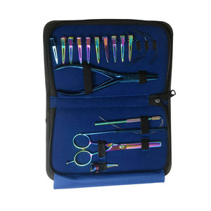 Kit complet d'extensions capillaires, outils de beauté professionnels pour l'installation, l'application, le retrait et le coiffage des extensions capillaires - Product Image 4