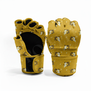 Gants de sparring robustes à soutien lombaire pour le combat, couleur unie, en cuir PU personnalisé, imprimés sur mesure - Product Image 6