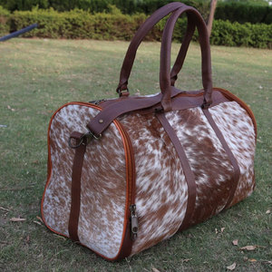 Bolsa de lona de cuero vacuno de material sólido en venta, la mejor bolsa de lona de cuero vacuno para viajes. - Product Image 1