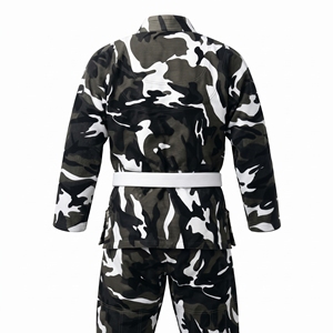 Camouflage Digital Print Judo Gi <b>Set</b> 100% Cotton Martial Arts Uniform Breathable Durable Unisex Adult Training Wear 100g OEM - Product Image 2