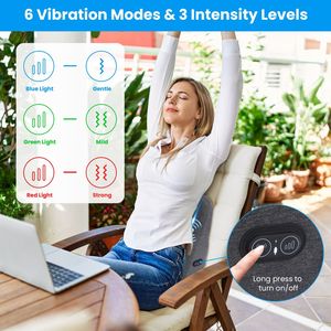 Coussin de soutien lombaire et coussin de siège en mousse à mémoire de forme souple pour la maison, la salle à manger, le bureau, la voiture, anti-vibration, lavable - Product Image 3