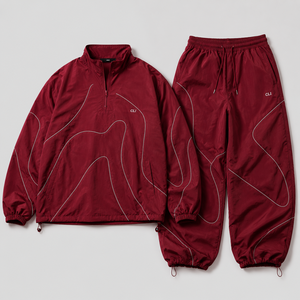 Veste coupe-vent légère à fermeture éclair rétro-éclairante avec détails contrastants, protection UV, style athleisure décontracté personnalisé - Product Image 5