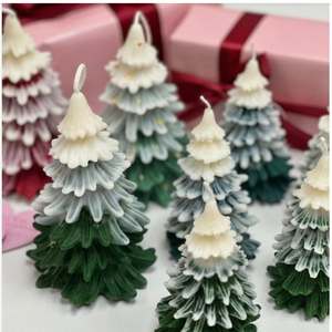 Hot Sale Christmas Tree Scented Candle for Festive Home Styling Seasonal Gifts Retail Shop Business Gift Boxes Custom Label OEM - Product Image 3