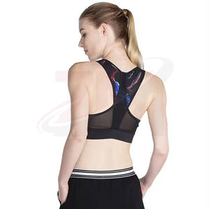 Soutien-gorge de sport à fermeture avant pour usage quotidien, bretelles non réglables, compression légère, fabrication sur mesure OME, soutien-gorge de sport de haute qualité - Product Image 3