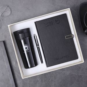 Customizable Corporate Business Leather Notebook Coffee Cups Set Wholesale Promotional Luxury A5 Journal Gift <b>Box</b> With Pen - Product Image 2