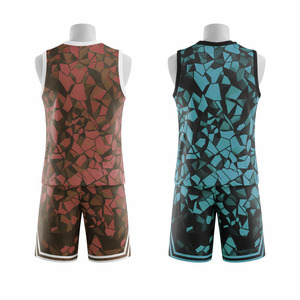 Conjunto de Uniforme de Baloncesto con Logotipo Personalizado, Camiseta y Pantalones Cortos con Diseño Personalizado, 100% Poliéster, Unisex, Precio al por Mayor - Product Image 2