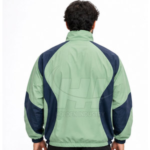 Stylish Windbreaker Jackets Lightweight Windproof Outdoor <b>Running</b> Water Repellent Zip Front Breathable Sports Bulk Manufacturer - Product Image 2