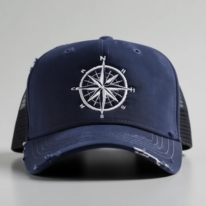 Casquette de baseball tendance en coton avec logo brodé, ajustement réglable, style urbain hip-hop, vente en gros, export, taille personnalisée - Product Image 6
