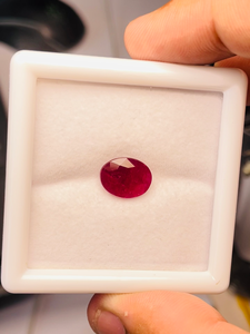 Pierre précieuse rubis du Mozambique naturelle, non chauffée, non traitée, qualité AAA, lueur agréable, couleur magnifique, taille parfaite, idéale pour toute utilisation en bijouterie. - Product Image 4