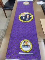 Tissu en coton imprimé africain personnalisé Ankara Kitenge Nigéria Ghana Kenya pour vêtements de mariage et d'église OEM ODM