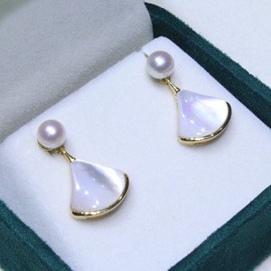 ต่างหูเงินแท้ S925 ดีไซน์หรูหรา ประดับมุกธรรมชาติ พร้อมฝังเพทายสีขาวขนาด 10-11 มม. มาพร้อมกล่องของขวัญ - Product Image 2