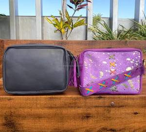 Bolsos de hombro de cuero reciclado metálico dorado para mujer, bolsos de viaje al aire libre a la moda, bolso cruzado con borlas para mujer - Product Image 5