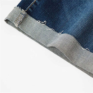 Pantalones Cortos de Mezclilla para Hombre, Estilo Denim, Rectos, Transpirables, de Verano, de Alta Calidad, Desgastados, 2026 - Product Image 5