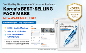 Masque Visage Coréen au Collagène BIAIfekt – Ampoule Éclaircissante, Hydratant Anti-âge, Exfoliant, Soin des Pores, Équilibrant le Sébum, Apaisant - Product Image 4