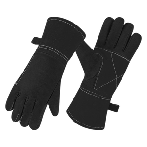 High Heat Resistant Cowhide Split Leather <b>Gloves</b> Reinforced Spark Hand Protection Firefighting Welding Long Lasting Work <b>Gloves</b> - Product Image 6