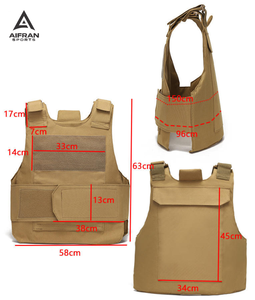 Chaleco Deportivo Ligero Personalizado Aifran para Entrenamiento al Aire Libre, Portaplacas Ajustable con Bolsillos para Insertos - Product Image 5