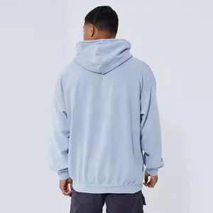 Sweat-shirts d'hiver pour hommes, style luxe populaire, coupe ample, séchage rapide, design attrayant, coupe classique, couleur bleu clair. - Product Image 3