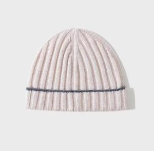 Unisex Jacquard Beanie Hat 100% Acrylic Adjustable <b>Winter</b> <b>Cap</b> Casual Style Contrast Color Ribbed Knit Adult 56-58CM - Product Image 1