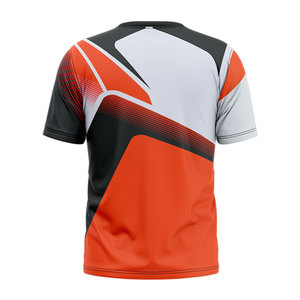 เสื้อกีฬาพิมพ์ลายแบบสั่งทำขายส่ง คอปกพับได้ ดีไซน์พิมพ์ลายเต็มตัว ระบายอากาศได้ดี - Product Image 2