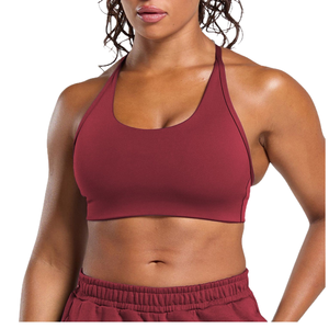 High Impact Sports Bra for Women Crisscross <b>Back</b> Yoga Workout Bra Fitness Activewear Custom OEM Manufacturer - Product Image 4