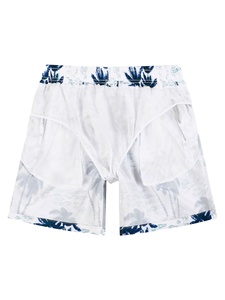 Multi pocketed solid patterned Summer Vacation Wear Solid Pattern Stylish Men's Beach Shorts Soft Polyester Blend Breathable - Product Image 3
