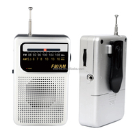 Radio portable ELETREE R-101RG avec haut-parleur, radio FM AM 2 bandes, antenne FM, rechargeable par USB C, pour l'extérieur