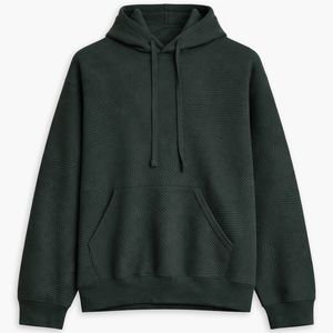 Sudadera con Capucha de Invierno 100% Algodón con Logotipo Personalizado; MOQ Bajo, Venta al Por Mayor, Ropa Deportiva Transpirable de Alta Calidad, Sudadera Holgada para Entrenamiento - Product Image 1