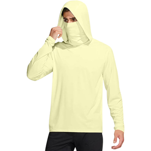 Camisetas y tops de pesca antibacterianos de última generación, tela de poliéster y spandex, sudaderas de pesca de corte relajado para hombre, de secado rápido. - Product Image 6